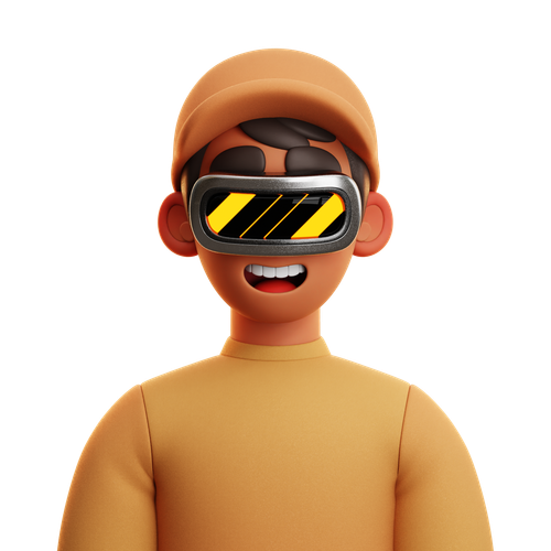 Man with hat variant